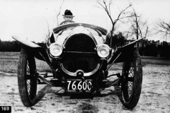 169. 8 Valve, Reg. 76600 Engine no. 247. Harold Craver (?) at wheel.