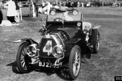 203. 8 Valve, Chassis # 366, Reg BJ 2305 Crystal Palace 1939-Vintage Cup. CWP (Peter) Hampton after winning the Vintage Cup.