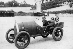 126. Type 13, Chassis # 1317 JCC 200, Junior Car Club race. Brooklands 19 August 1922. Car 16: Leon Cushman.