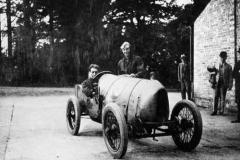 128. Type 13, Chassis # 1317 JCC 200, Junior Car Club race. Brooklands 19 August 1922. Car:16 Leon Cushman, Car 17: Bunny Marshall.