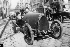 153. Type 22, Chassis # 1576, Reg. 342 W9 Marseilles 1923 or 1924. de Prandiere with M. Oliver, Bugatti Agent, at wheel. (chassis # 1576 according to D.S.). See picture 143.