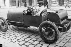 154. Type 22, Chassis # 1576, Reg. 342 W9 Marseilles 1923 or 1924. Delivered to de Prandiere with M. Oliver, Bugatti Agent, at wheel. (chassis # 1576 according to D.S.). See picture 143