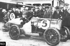 163. Type 13, Chassis # 1398 JCC 200, Junior Car Club race. Brooklands 13 October 1923. Car 5: L. Lancaster.