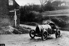 210. Type 13, Chassis # 1318, Reg. CT 5219 Road testing near Bourne, Lincolnshire. "Cordon Rouge", Raymond Mays.