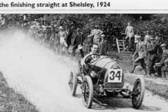 262. Type 13, Chassis # 1318, Reg. CT 5219 Shelsley Walsh 1927. "Cordon Rouge", Raymond Mays on the finishing straight.