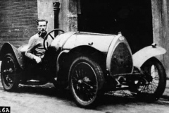 316A. 16 Valve Chilworth Mews, London, 1935. Bill Black with Guy Griffith's ex Marshall car.