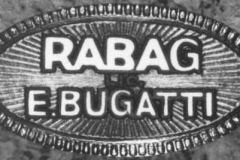 384A. 16 Valve 'Rabag' Bugatti badge.