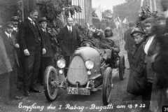 397. Reg. IZ-04903 'Rabag' Bugatti. 18 September 1922. Delivery of 1st car at a sporting event.